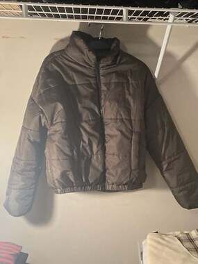 Abound Brown Lightweight Quilted Puffer Jacket
